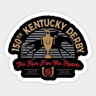 Officially Licensed Kentucky Derby 150th 2024 Run Sticker